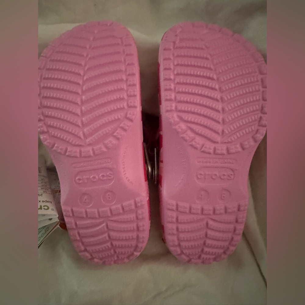 Bape CROCS Pink and Red Camo Sandals - Picture 4 of 4
